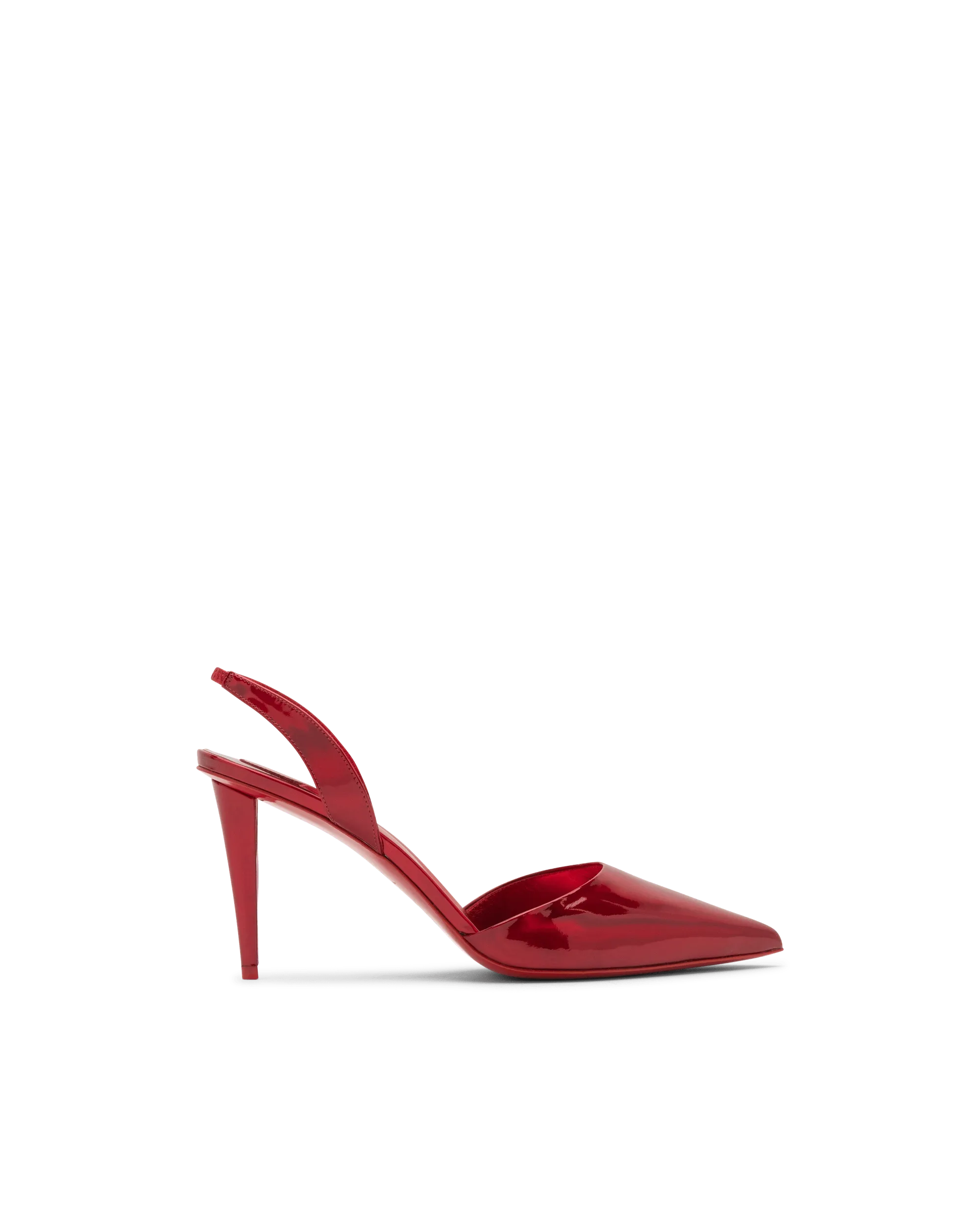 Astrid 85 Patent Leather Slingback Pumps