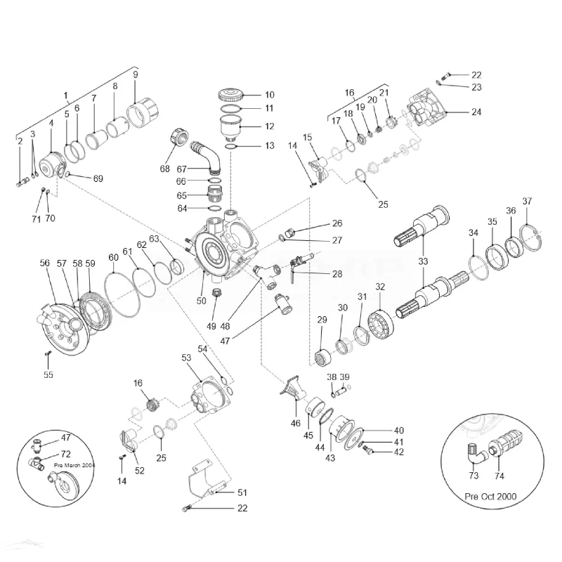 APS96 Pump Spare Parts