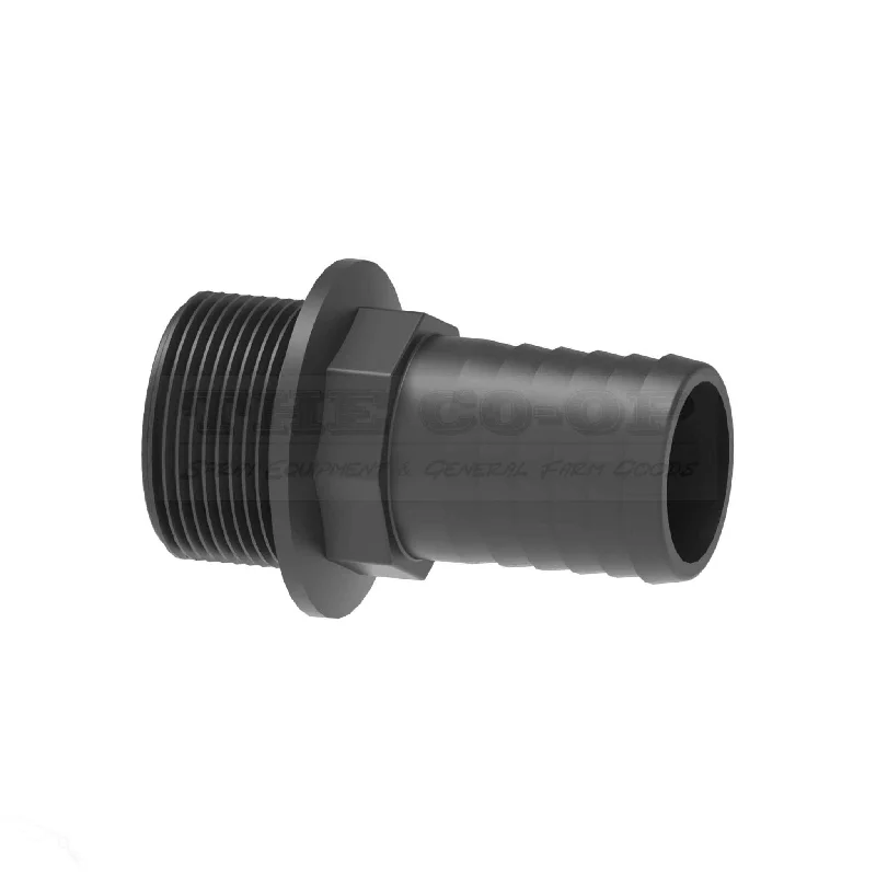 Threaded Hose Barb 3/4 Male thread to 13mm (1/2") hose Barb