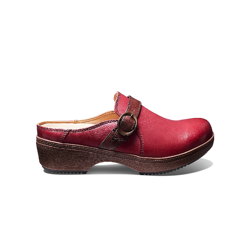 Women's Bow - Embellished Loafers in Red for a Feminine TouchWomen's Cascade Clog