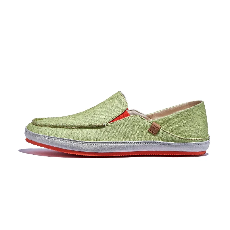 Sustainable Women's Recycled Material Loafers in Gray for Eco - Conscious ShoppersDaiquiri Green Formentera II Women