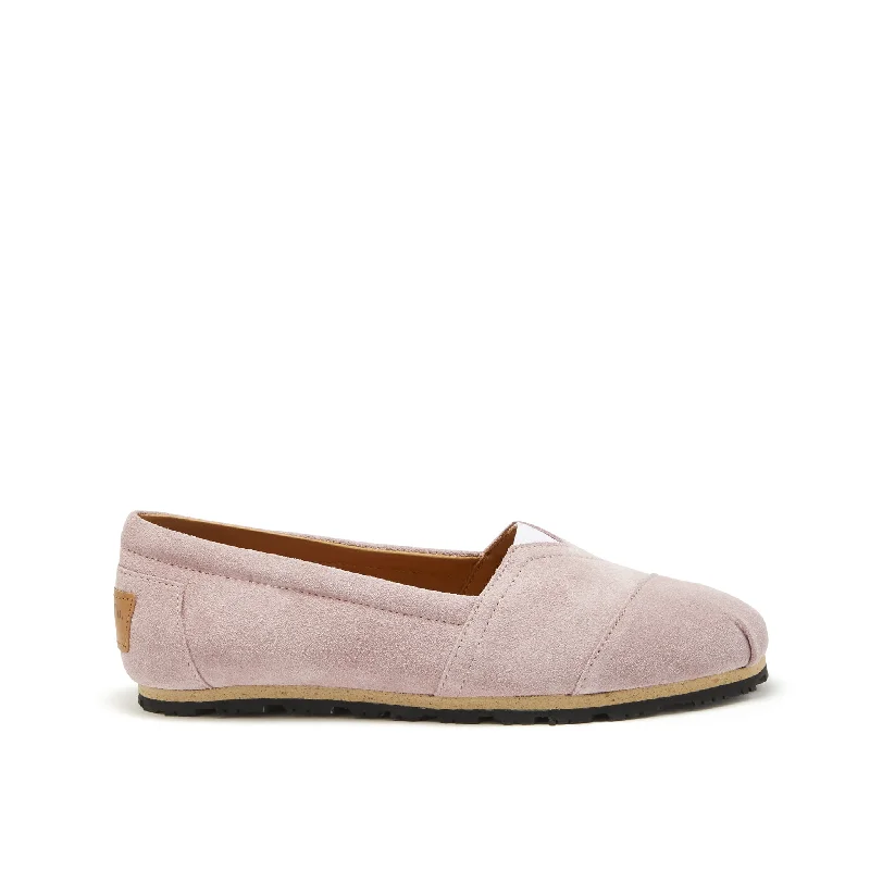 Adjustable Strap Women's Loafers in Tan for a Custom FitWomen's Chukka Espadrilles, powder pink suede