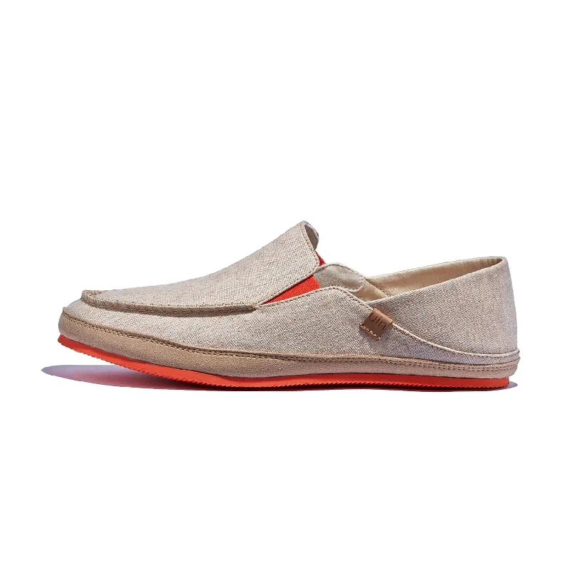 Women's Embroidered Floral Pattern Loafers in Beige for a Spring - Inspired OutfitKhaki Brown Formentera II Women