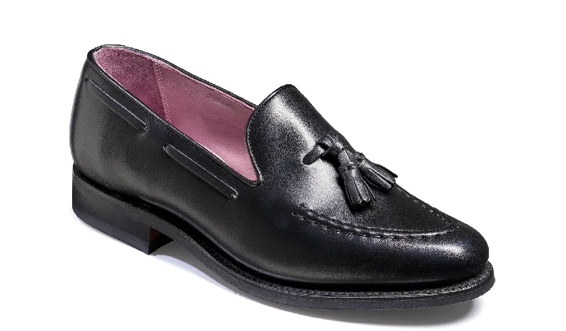 Women's Geometric - Patterned Loafers in Multicolor for a Fashion - Forward LookSienna - Black Calf