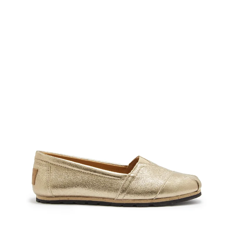 Child - Friendly Women's Loafers in Purple for Moms on the GoWomen's Chukka Espadrilles, gold leather