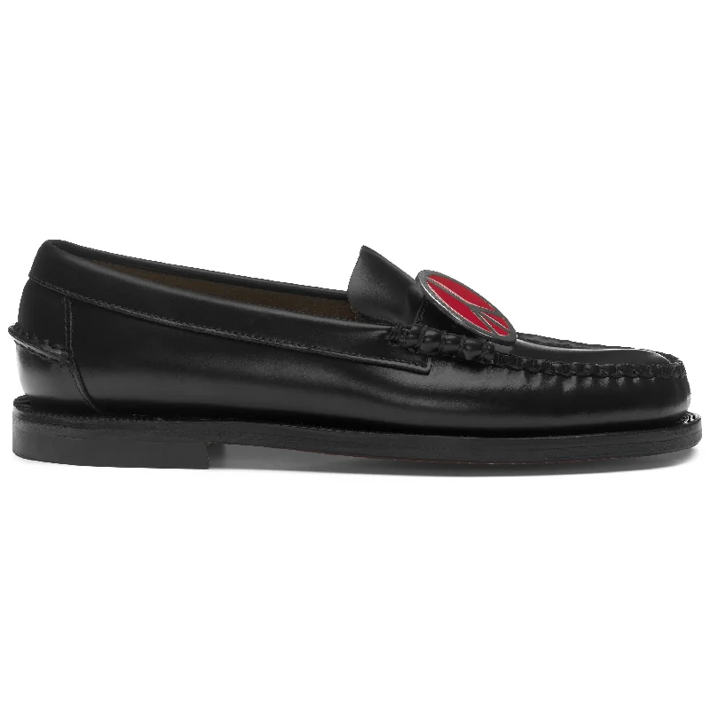 Women's Geometric - Patterned Loafers in Multicolor for a Fashion - Forward LookDan Charms Woman - Black Peace