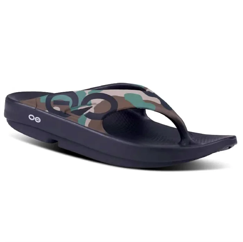 Women's Sandals with a Floral - Printed Upper in Pink for a Feminine Spring Look00Riginal Sport Unisex Thong Sandal In Woodland Camo