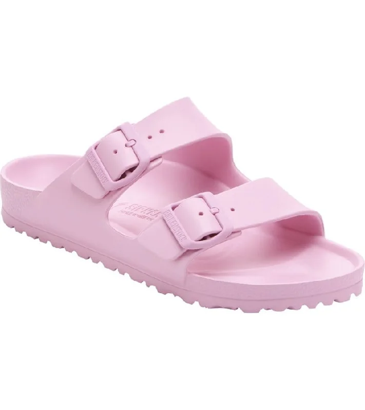 Shock - Absorbing Women's Sandals with a Soft Insole in Black for Active LifestylesBirkenstocks Womens Arizona Pink Essentials EVA Slip On Sandal - 129443