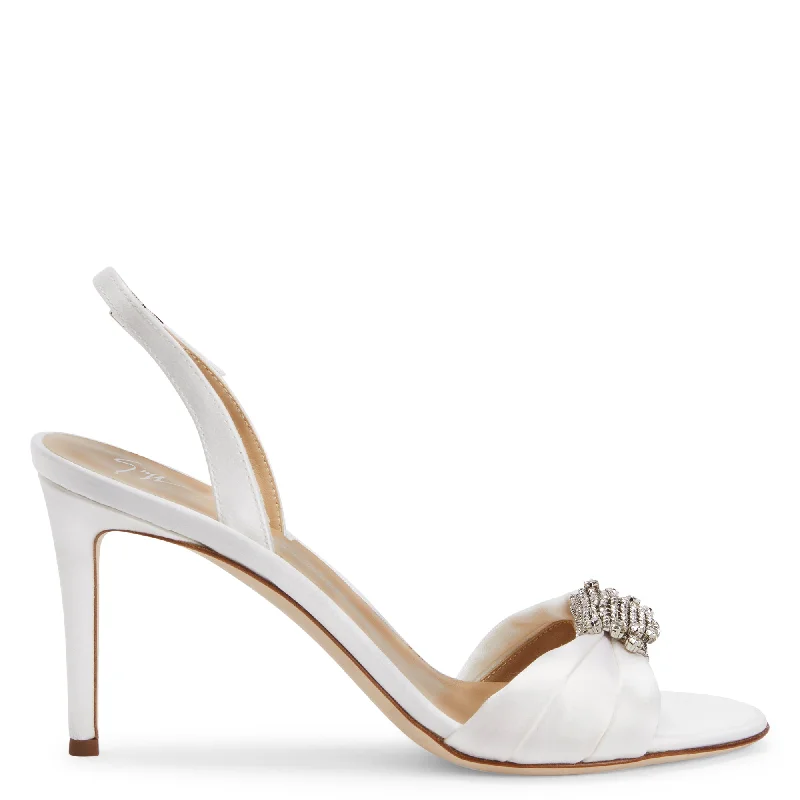 Sustainable Women's Recycled Material Sandals in Beige for Eco - Conscious ShoppersGiuseppe Zanotti Tiphaine