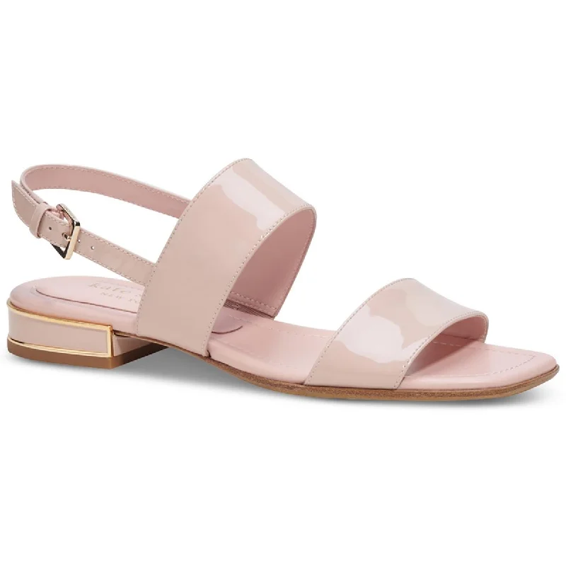 Women's Sandals with a Floral - Printed Upper in Pink for a Feminine Spring LookMerritt Womens Leather Ankle Strap Slingback Sandals