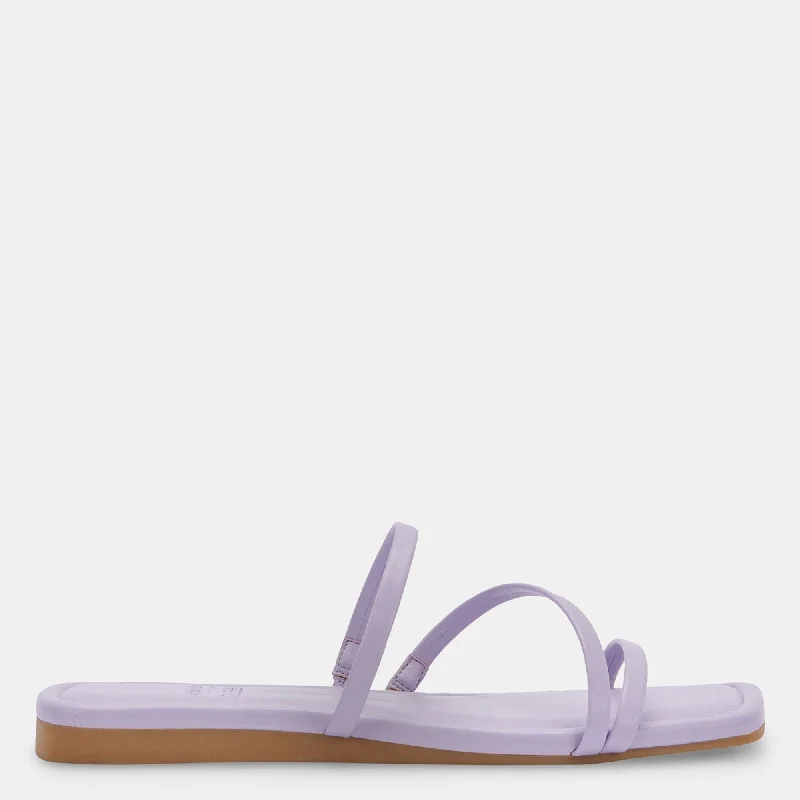 Elastic - Strap Women's Sandals with a Padded Toe in Teal for Easy On - and - OffVINNY SANDALS LILAC STELLA