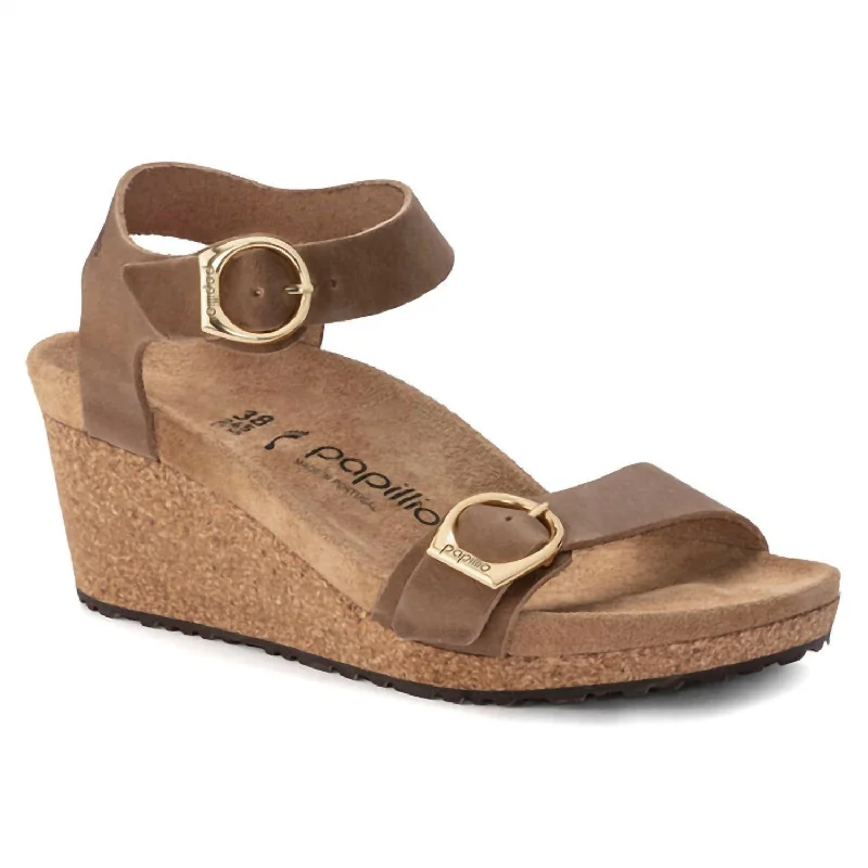 Child - Friendly Women's Sandals with a Secure Buckle in Purple for Moms on the GoWomen's Soley Ring Buckle Sandals In Cognac