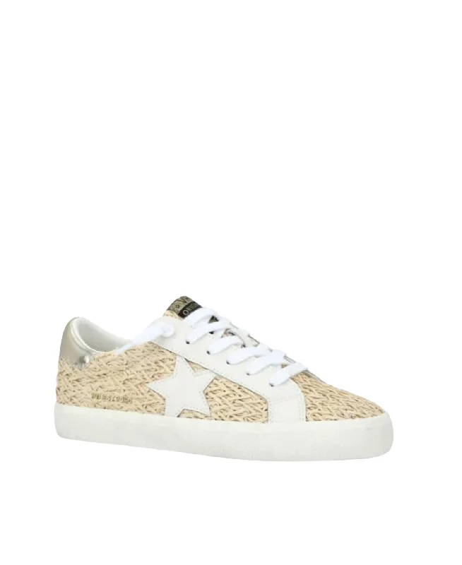 Flair Crochet Sneaker In Natural