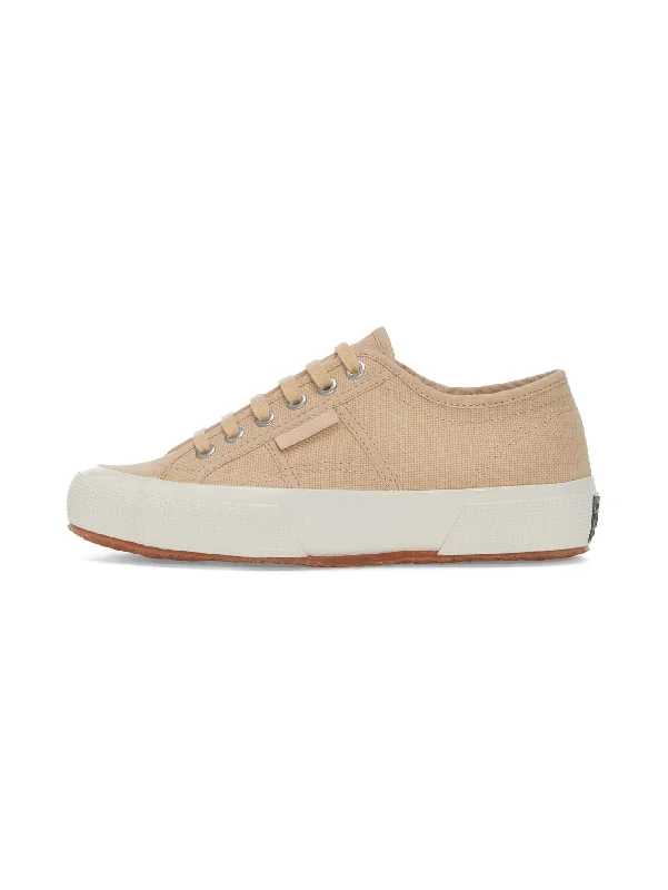 Sneakers Basse Archivio in Cotone Beige