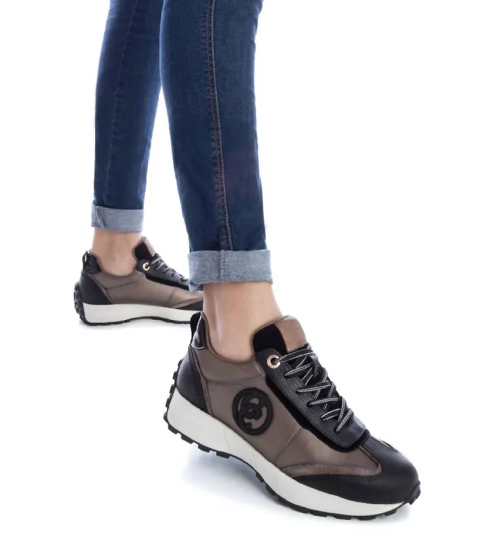 Women's Casual Sneakers In Taupe