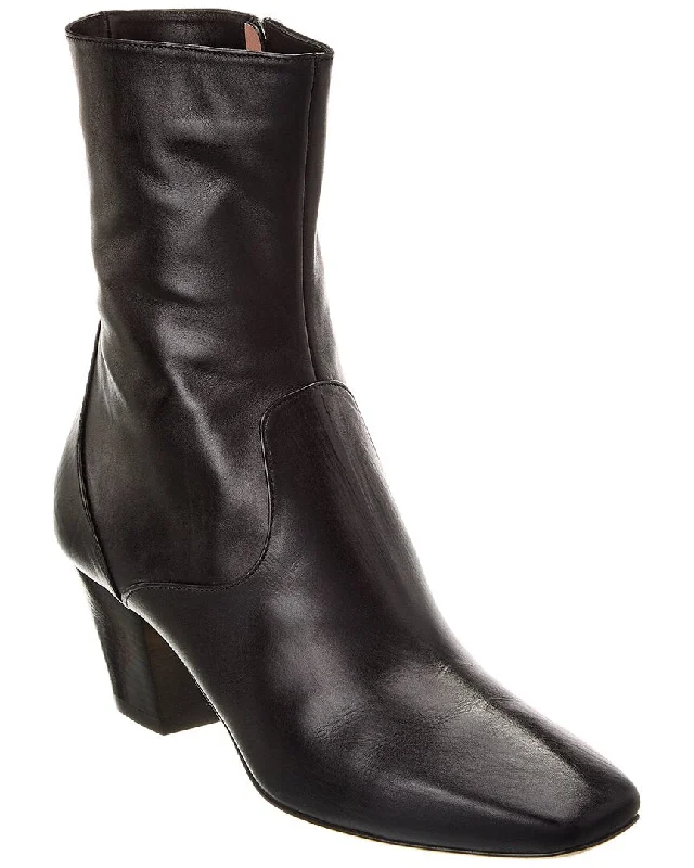 Alberta Ferretti Leather Bootie