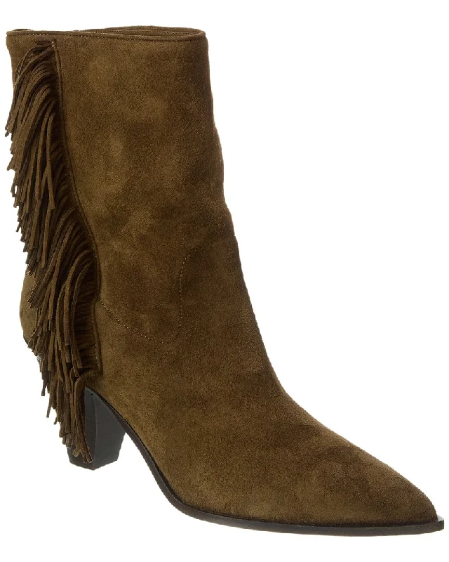 Aquazzura Marfa 70 Suede Bootie