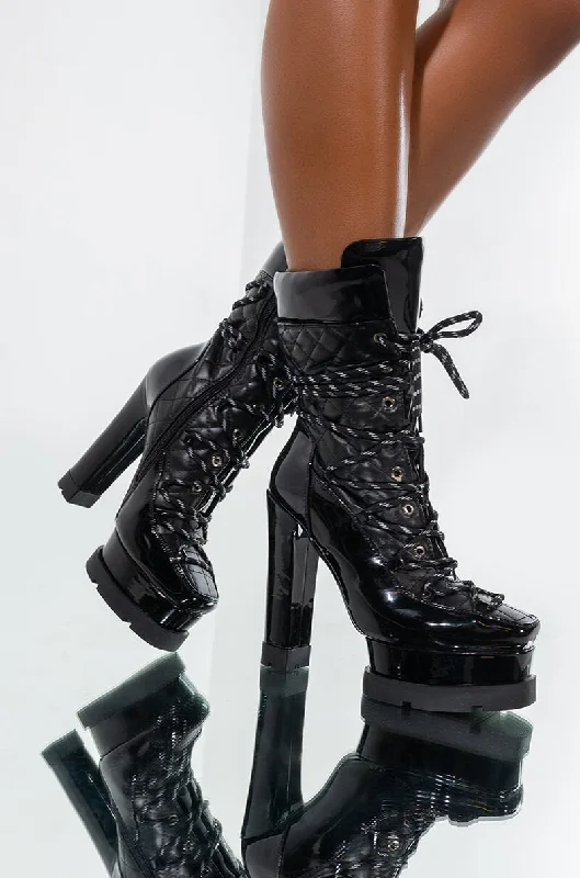 AZALEA WANG YOU WANT IT YOU GOT IT CHUNKY BOOTIE IN BLACK