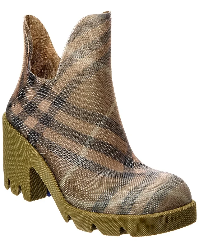 Burberry Check Rubber Bootie