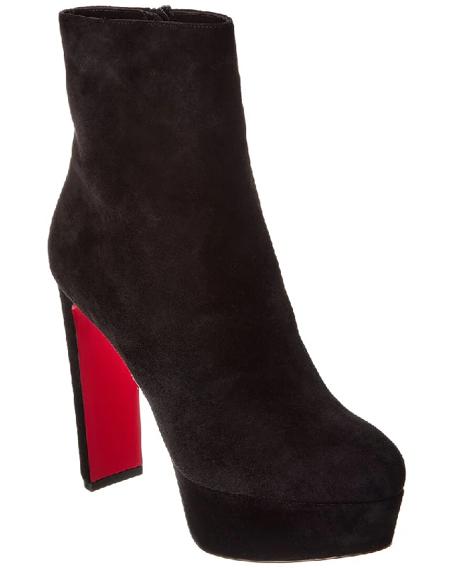 Christian Louboutin Loo 130 Suede Bootie