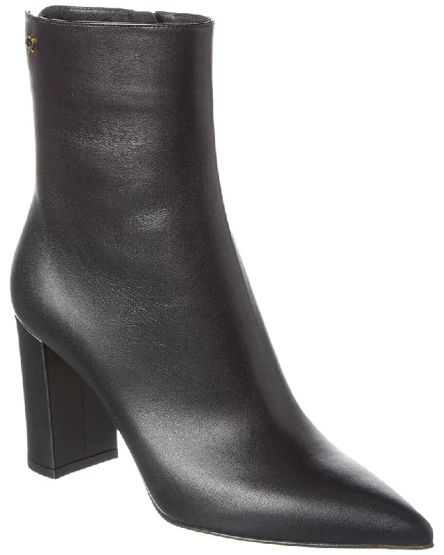 Gianvito Rossi Lyell 85 Leather Bootie