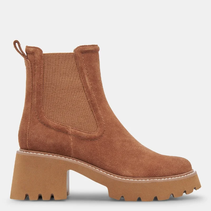 HAWK H20 BOOTIES CHESTNUT SUEDE