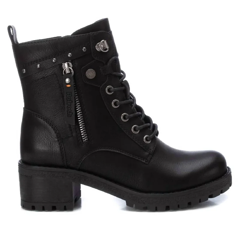 Women's Casual Booties In Black