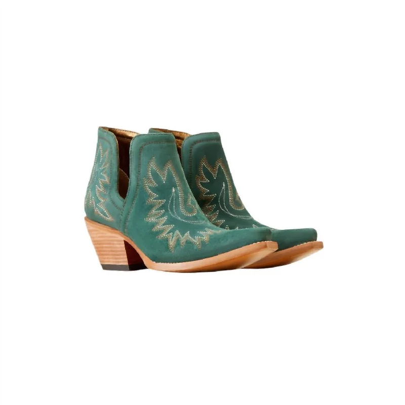 Women's Dixon Boots In Poseidon Suede