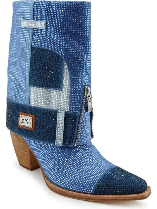 Women's Leticia Bootie In Denim