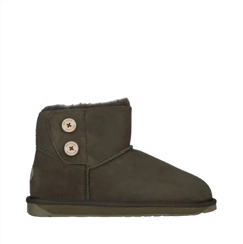 Women's Piction Ankle Boot In Olive Green