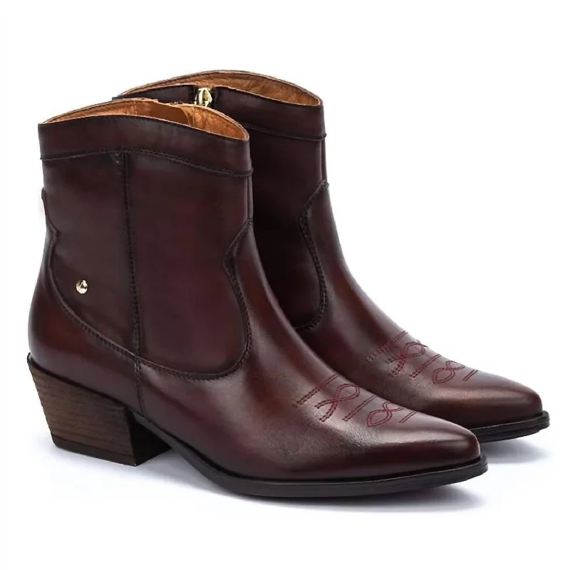 Women's Vergel Boots In Caoba